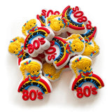 10pcs Rainbow Girl Mini Beads Food-Grade Chewing Teeth DIY Jewelry