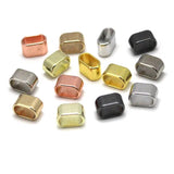 30pcs Alloy Slide Charms Beads Large Hole Spacer Beads for Bracelet DIY Jewelry