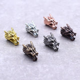 10 Pcs 6 Colors Alloy Dragon Beads Jewelry Making Bracelets DIY Accessories