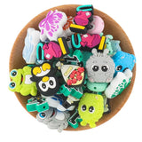 10pc Frog Silicone Beads Pacifier Clip DIY Accessories