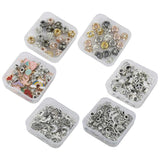 Mixed Alloy Rhinestone Beads Sets for DIY Jewelry Making