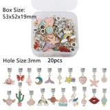 Mixed Alloy Rhinestone Beads Sets for DIY Jewelry Making