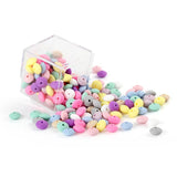 100Pcs 12MM Lentil Silicone Beads DIY Nipple Chewing Pacifier Chain Making BPA