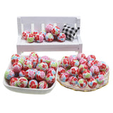 10Pcs Silicone Beads 15mm Print Round Baby Teether DIY Chew Charm Necklace
