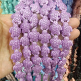 20pcs 15x18mm Sea Turtle Ceramic Beads for DIY Jewelry Making