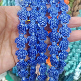 20pcs 15x18mm Sea Turtle Ceramic Beads for DIY Jewelry Making