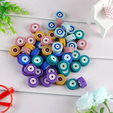 10Pcs Angel Eyes Shape Silicone Beads For DIY Jewelry Making