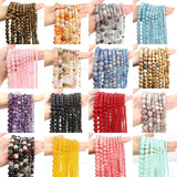 Multicolor Chalcedony Jades Tourmaline Spacer Beads for Jewelry Making