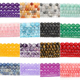 Multicolor Chalcedony Jades Tourmaline Spacer Beads for Jewelry Making