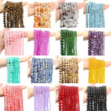 Multicolor Chalcedony Jades Tourmaline Spacer Beads for Jewelry Making