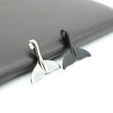 5pcs/pack Alloy Whale Tail for DIY Jewelry Making