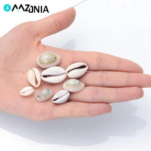 50pcs Oval Cowry Cowrie Tribal Shell Beads for Jewelry Making