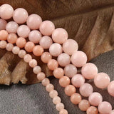 Natural Sun Jades Stone Round Spacer Beads 4-12mm 15''