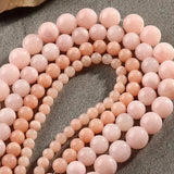Natural Sun Jades Stone Round Spacer Beads 4-12mm 15''