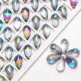 30pcs Lampwork Glass Drop Bead DIY Making Accessories 9X15mm