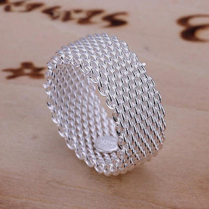 925 Silver Rings Christmas Jewelry Women Wedding