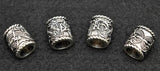Viking Rune Beard Ornament Big Beads Spacer Metal Ring Tube Hair Braid DIY