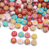 9 Mixed Acrylic Letter Beads for Jewelry Making Bracelet Necklace Earrings