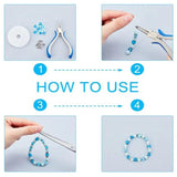 50pcs Stainless Steel Spacer Beads European Flat Beads DIY Jewelry Making