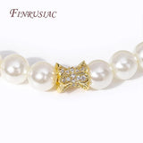 18K Plated Zircon Spacer Beads Double Side Caps for DIY Jewelry Findings