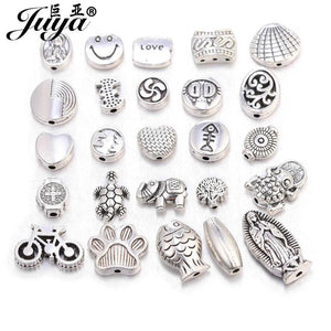 20PCS Fish Heart Crown Cross Beads Animal Trinket Spacers Charms