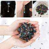 95Pcs 4mm 6mm Austrian Crystal Cube Beads for DIY Jewelry Phone Chain