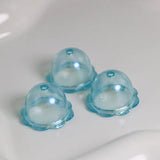 Colorful Bluetear Glitter Wind Bell Spacer Beads Bracelet DIY Decorations