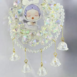 Colorful Bluetear Glitter Wind Bell Spacer Beads Bracelet DIY Decorations