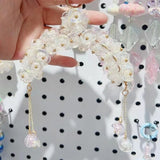 Colorful Bluetear Glitter Wind Bell Spacer Beads Bracelet DIY Decorations