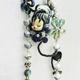 Colorful Bluetear Glitter Wind Bell Spacer Beads Bracelet DIY Decorations
