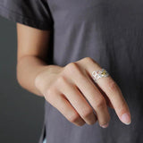 Vintage Bohemian Beehive Adjustable Womens Ring