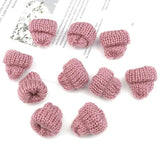 10-50Pcs Knitting Mini Hats DIY Craft Supplies Kids Headwear Hair Accessories