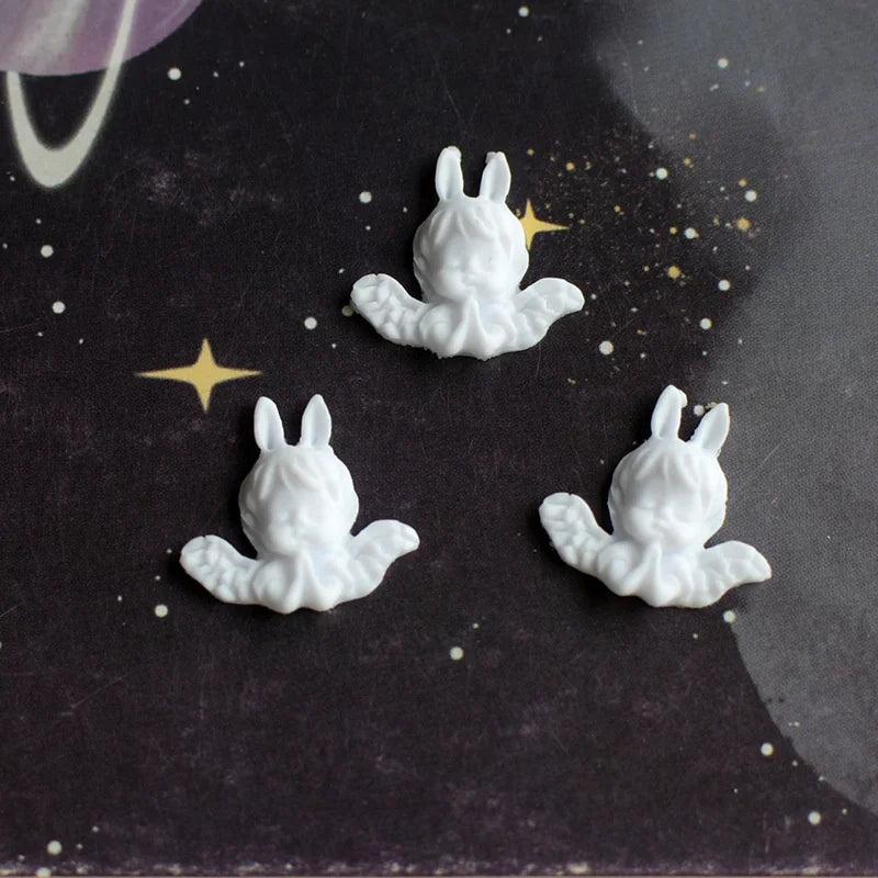50Pcs Baroque Angel Wings Resin Craft Supplies DIY Scrapbooking Decoration