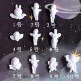 50Pcs Baroque Angel Wings Resin Craft Supplies DIY Scrapbooking Decoration