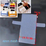 Plastic Mesh Sheet for Icicle Yarn DIY Bag Accessories