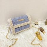 Plastic Mesh Sheet for Icicle Yarn DIY Bag Accessories