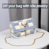 Plastic Mesh Sheet for Icicle Yarn DIY Bag Accessories