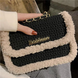Plastic Mesh Sheet for Icicle Yarn DIY Bag Accessories