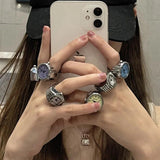 27 Styles Quartz Finger Watch Ring for Women Men Couple Rings Digital Watches