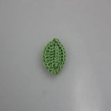 10pcs Green Crochet Flower Patches 3D Floral DIY Decorations