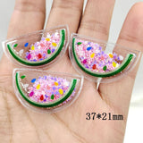 30pcs/lot Fruit Bling Flowing Patches DIY Clip Accessories