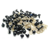 100Pcs 6-14mm Plastic Safety Eyes for DIY Crochet Doll Decoration Plush Toy