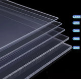 High Transparent PVC Plate 0.3-2mm Clear Plastic Sheet 210x297mm 200x200mm