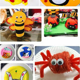 Self-Adhesive Googly Eyes for Crafts DIY Projects Dolls Toys Art Supplies