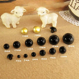 20Pcs Round Buttons Sewing Shank Eyeball DIY Hand Sewing Doll Toy Eyes Nose