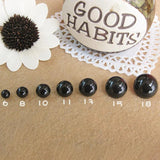 20Pcs Round Buttons Sewing Shank Eyeball DIY Hand Sewing Doll Toy Eyes Nose