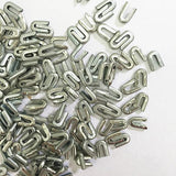 20PCS/Pack 4mm 5mm 6mm Steel Bone Sleeve DIY Clothing Metal Caps