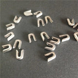 20PCS/Pack 4mm 5mm 6mm Steel Bone Sleeve DIY Clothing Metal Caps