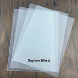 5 Pcs Luminous Heat Shrink Sheets DIY Fluorescent Shrink Plastic Art