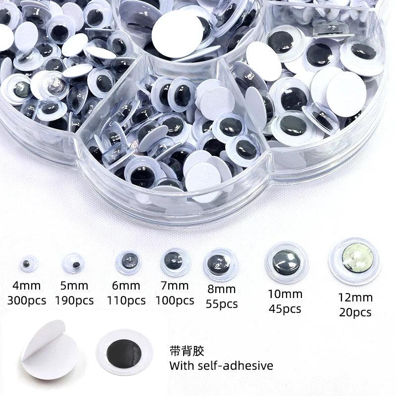 800pcs Googly Doll Eyes Self-Adhesive Craft Supplies